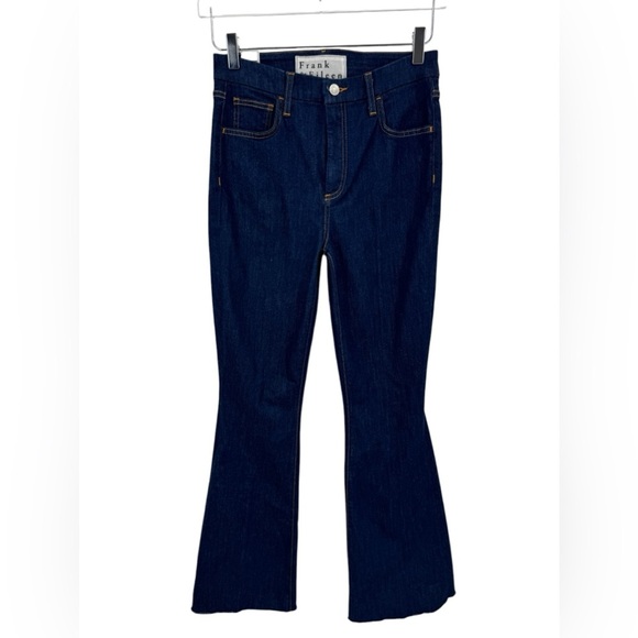 Frank & Eileen Flannigan Indigo Flare Jean ITALIAN POWER DENIM Sz 27 B2640 - Picture 3 of 7